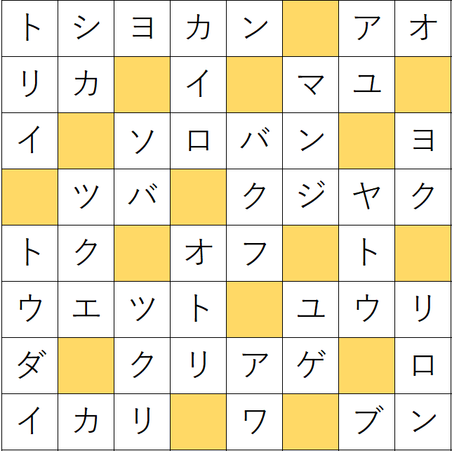 クロスワードde懸賞（クロス懸賞）「No.1245　地図記号クロス」の答え